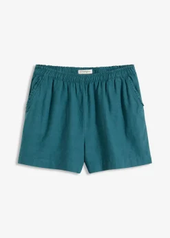 Pantalón corto con contenido de lino