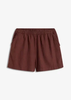 Pantalón corto con contenido de lino