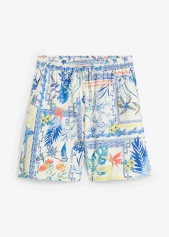 Pantalón corto con contenido de seda