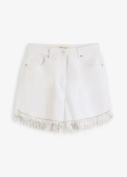 Pantalón corto con detalle de cadena