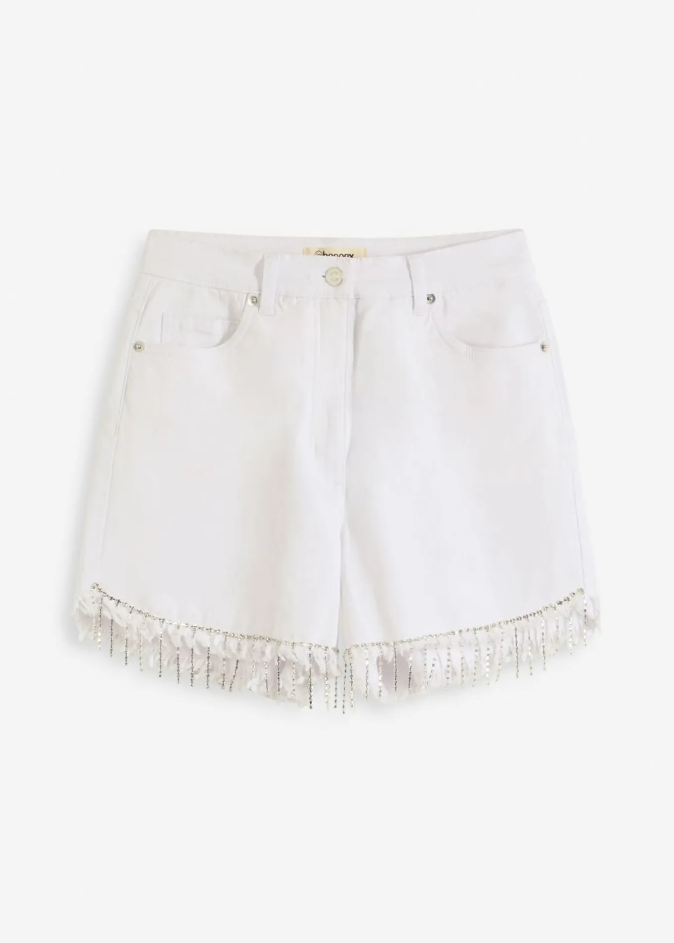 Pantalón corto con detalle de cadena