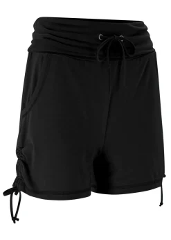 Pantalón corto con fruncido