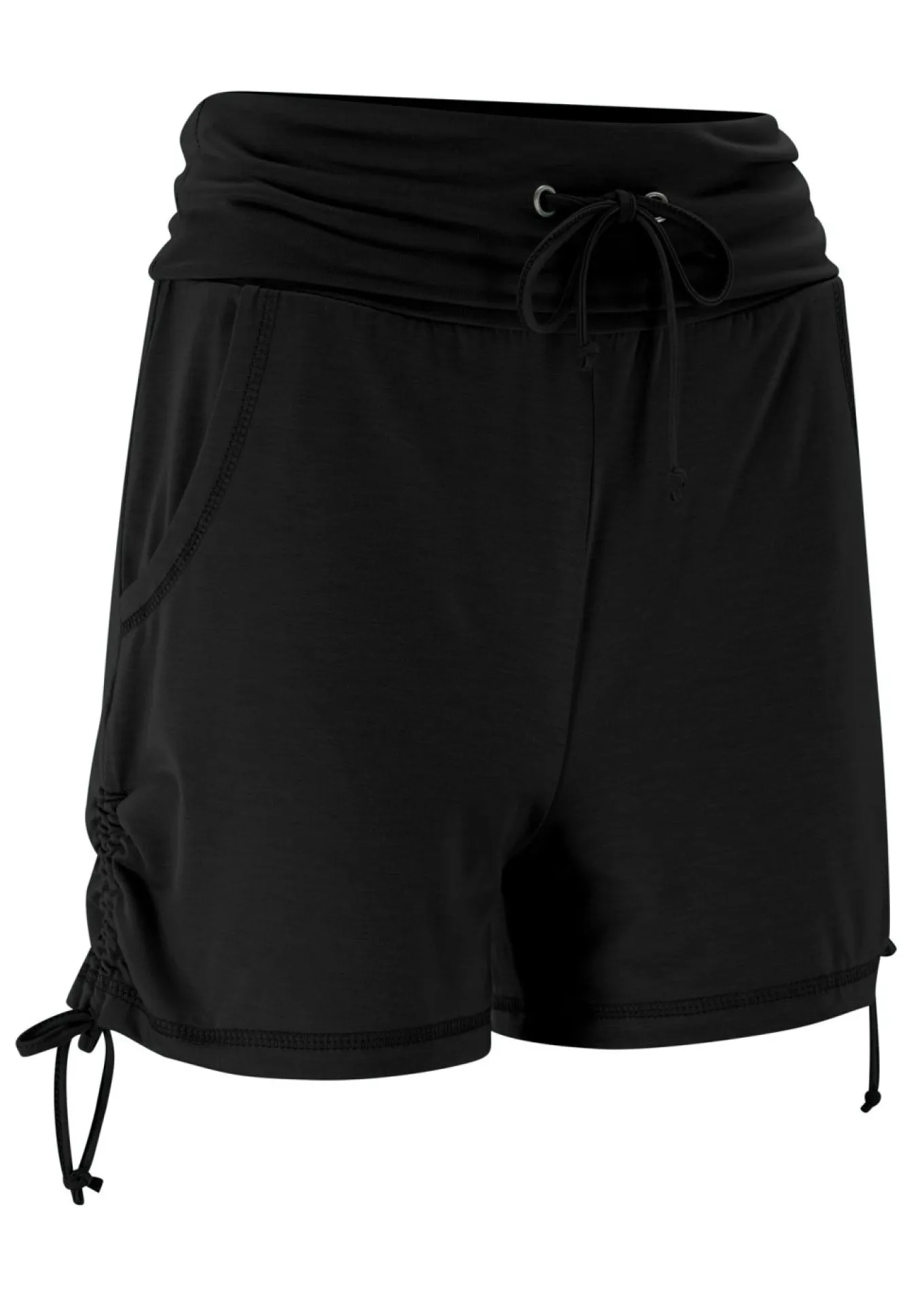 Pantalón corto con fruncido