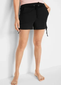 Pantalón corto con fruncido