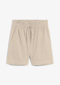 Pantalón corto con lino