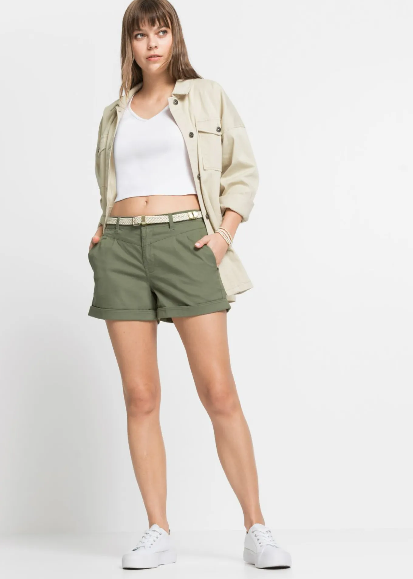 Pantalón corto de algodón