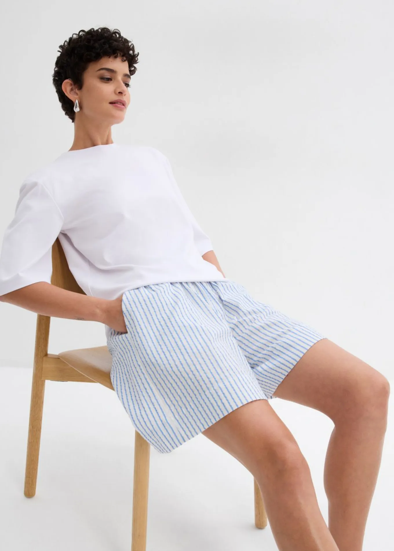Pantalón corto de algodón puro