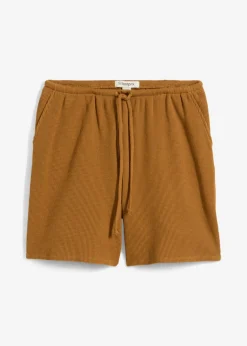 Pantalón corto de algodón puro con estructura