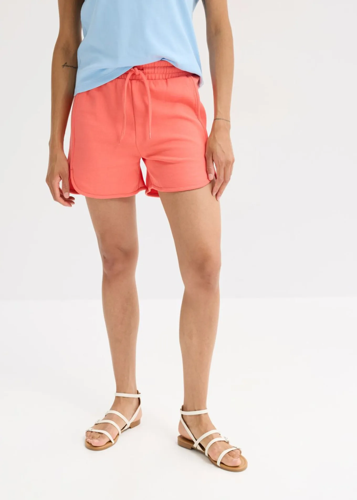Pantalón corto de chándal de algodón orgánico puro