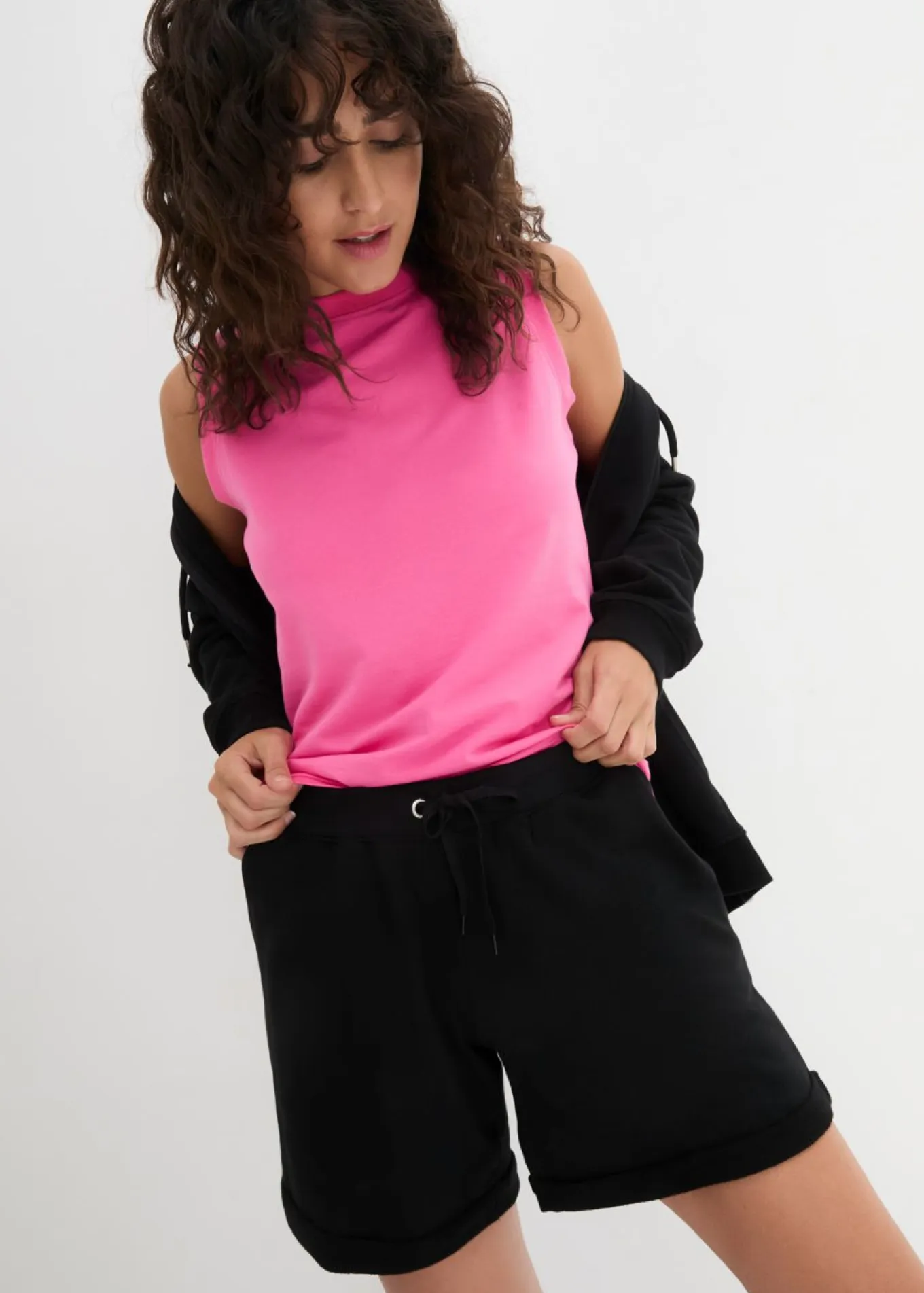 Pantalón corto de chándal de algodón puro