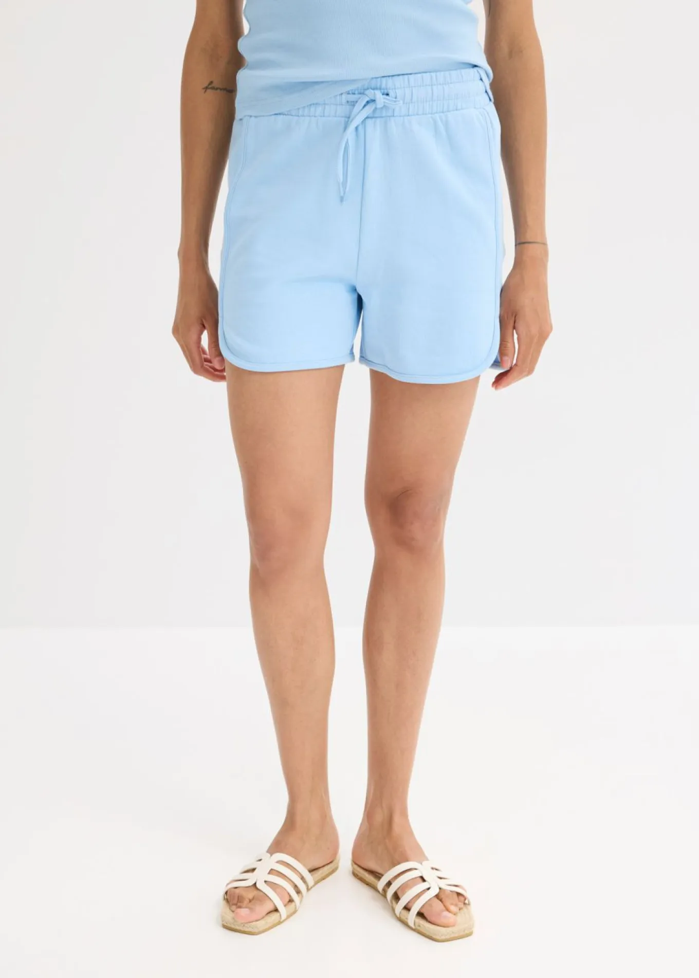 Pantalón corto de chándal de algodón orgánico puro