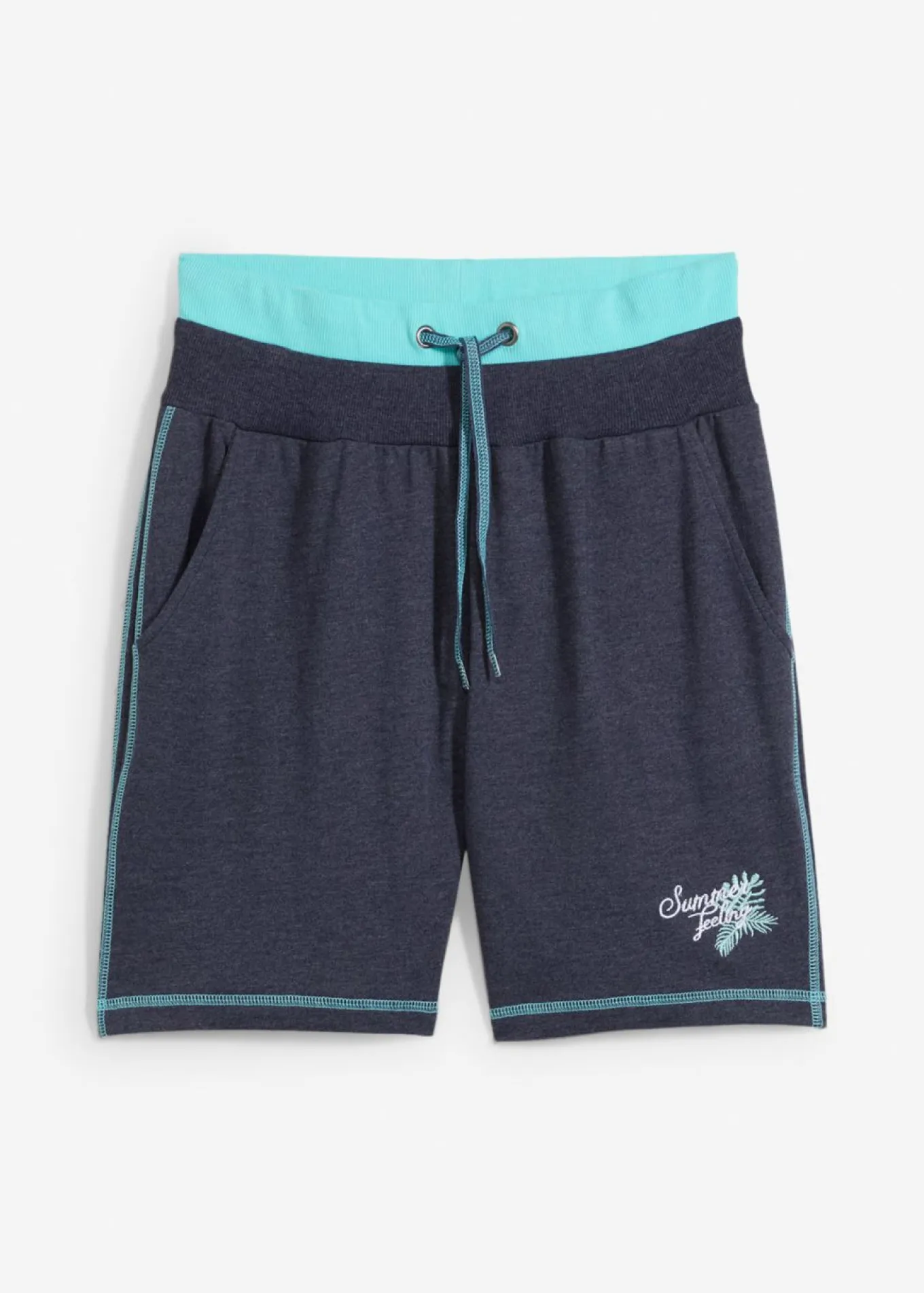 Pantalón corto de chándal de mezcla de algodón