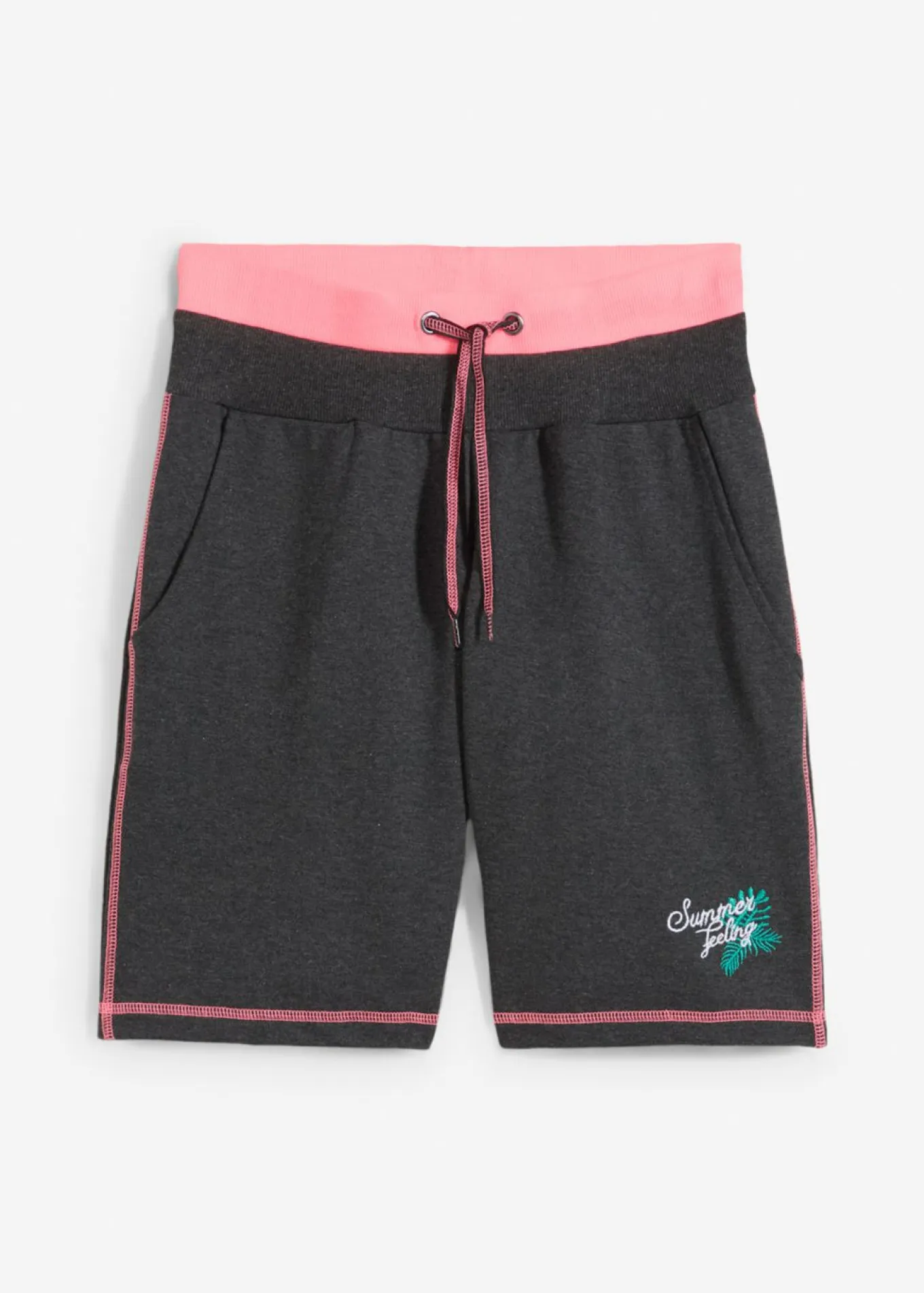 Pantalón corto de chándal de mezcla de algodón
