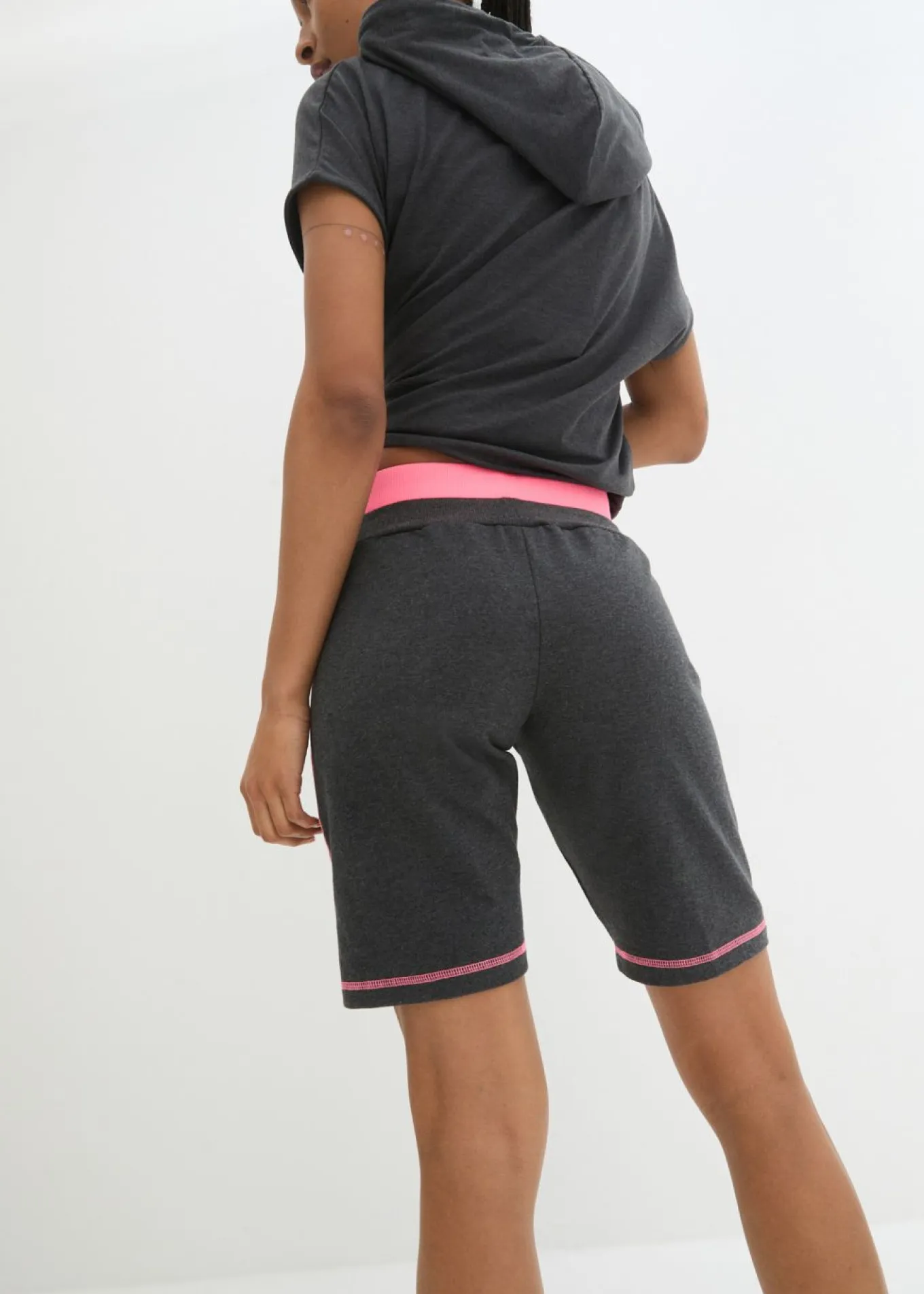 Pantalón corto de chándal de mezcla de algodón