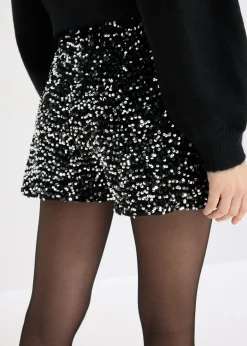 Pantalón corto de lentejuelas