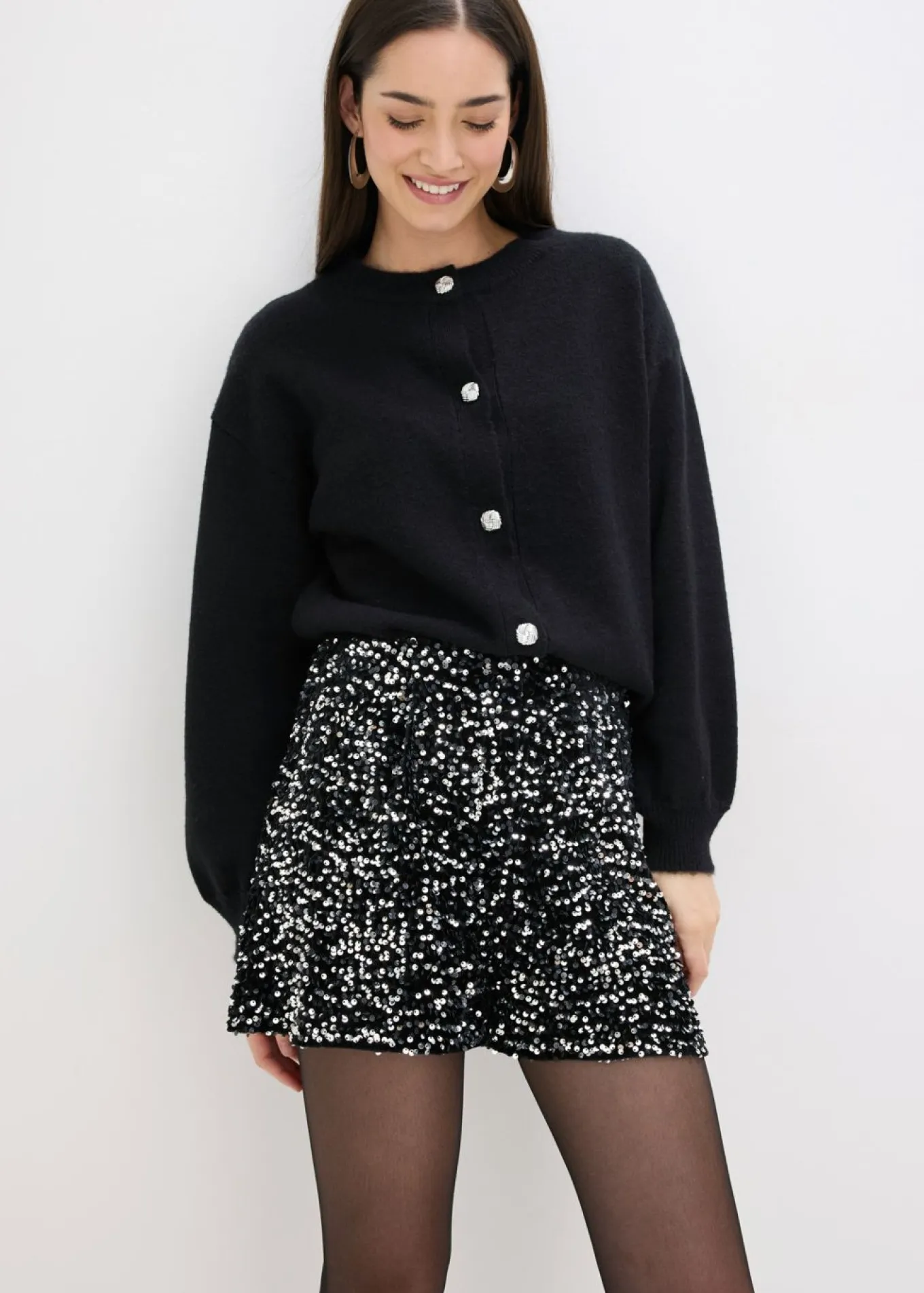 Pantalón corto de lentejuelas