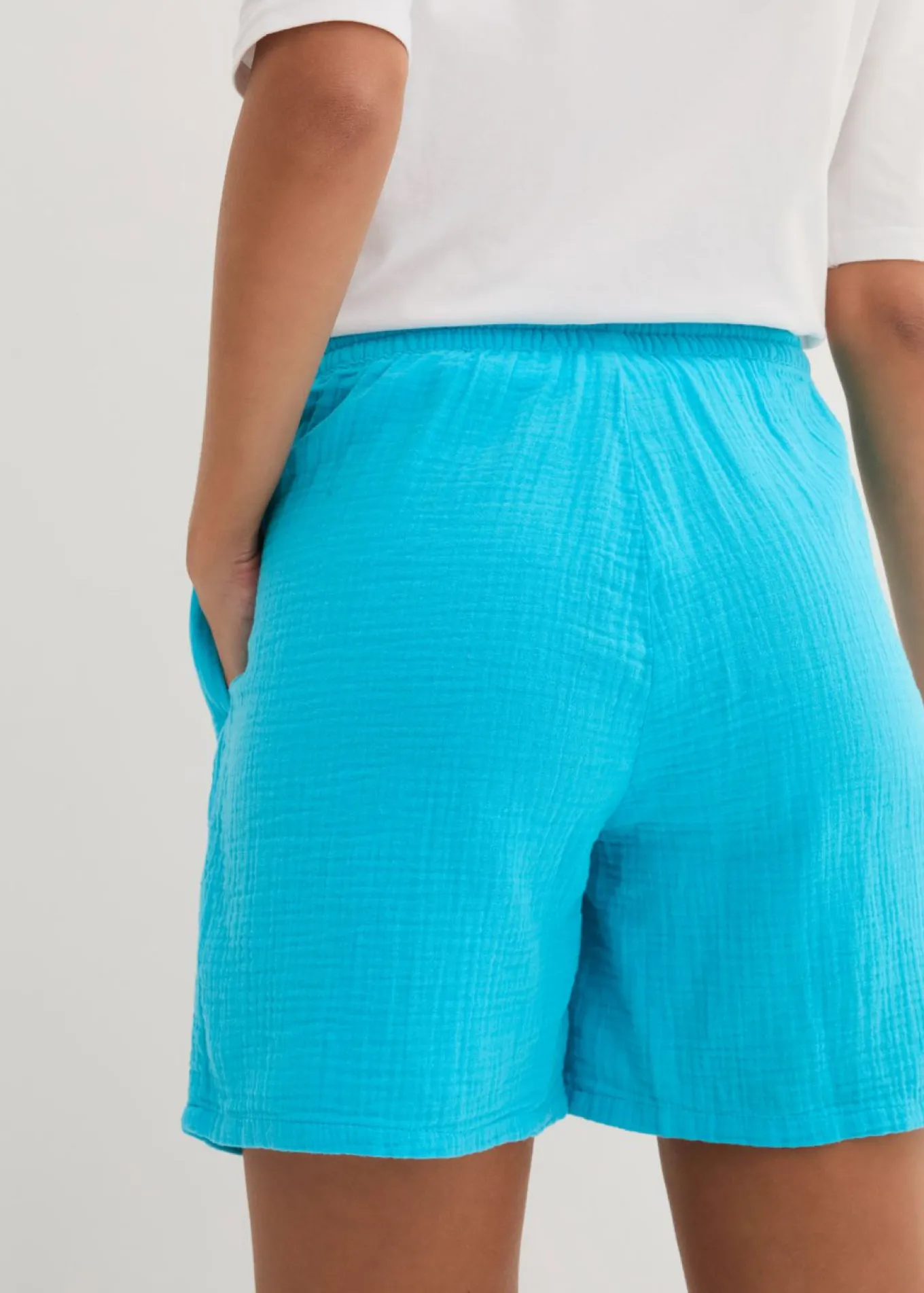 Pantalón corto de muselina