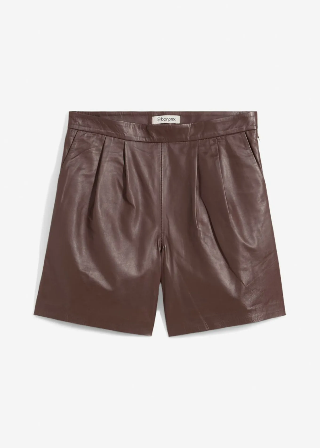 Pantalón corto de napa de cordero
