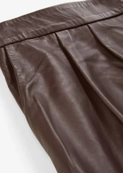 Pantalón corto de napa de cordero