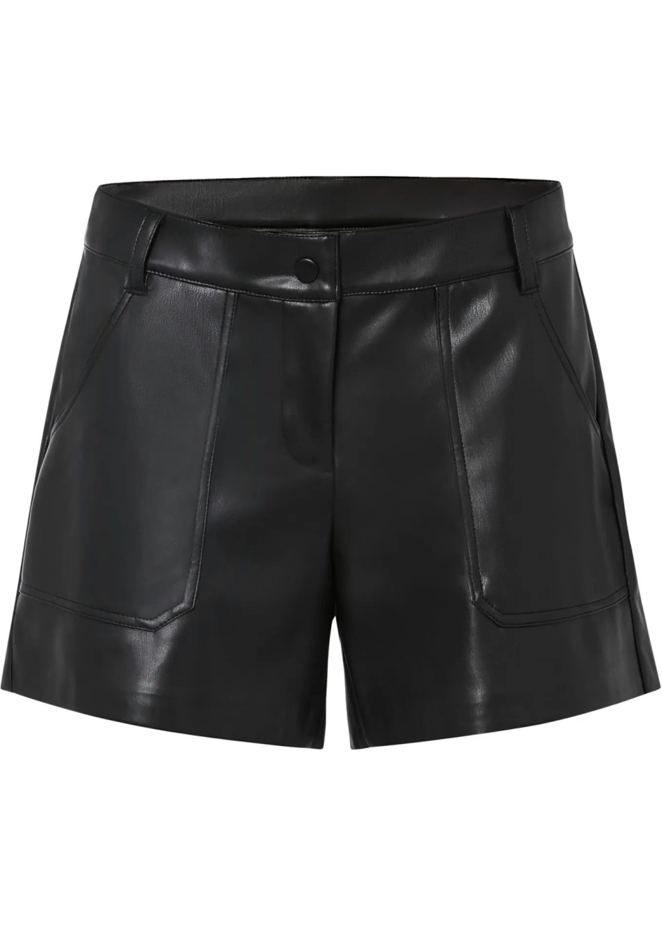 Pantalón corto de piel sintética