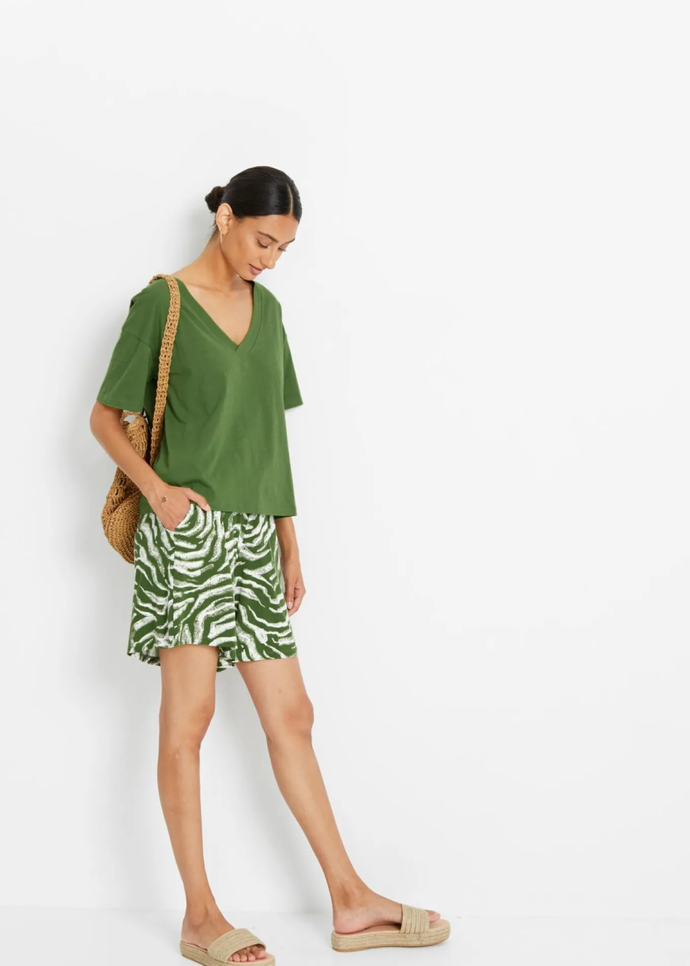 Pantalón corto de punto