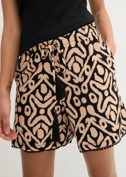 Pantalón corto de punto de mezcla de viscosa