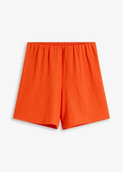 Pantalón corto de punto de crepé ligero