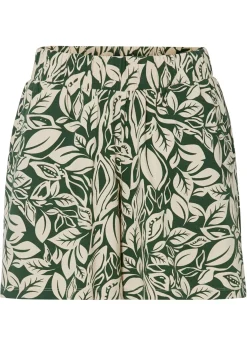 Pantalón corto de punto de mezcla de algodón elástico