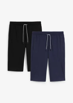 Pantalón corto de punto (2 unidades) de algodón orgánico puro