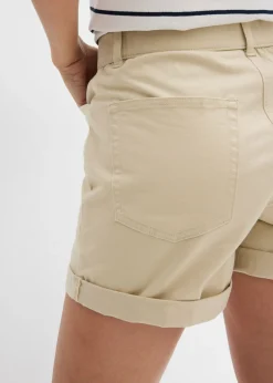 Pantalón corto de sarga