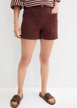 Pantalón corto de sarga
