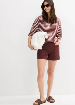 Pantalón corto de sarga