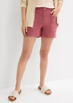 Pantalón corto de sarga