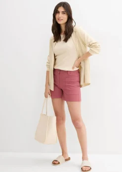 Pantalón corto de sarga