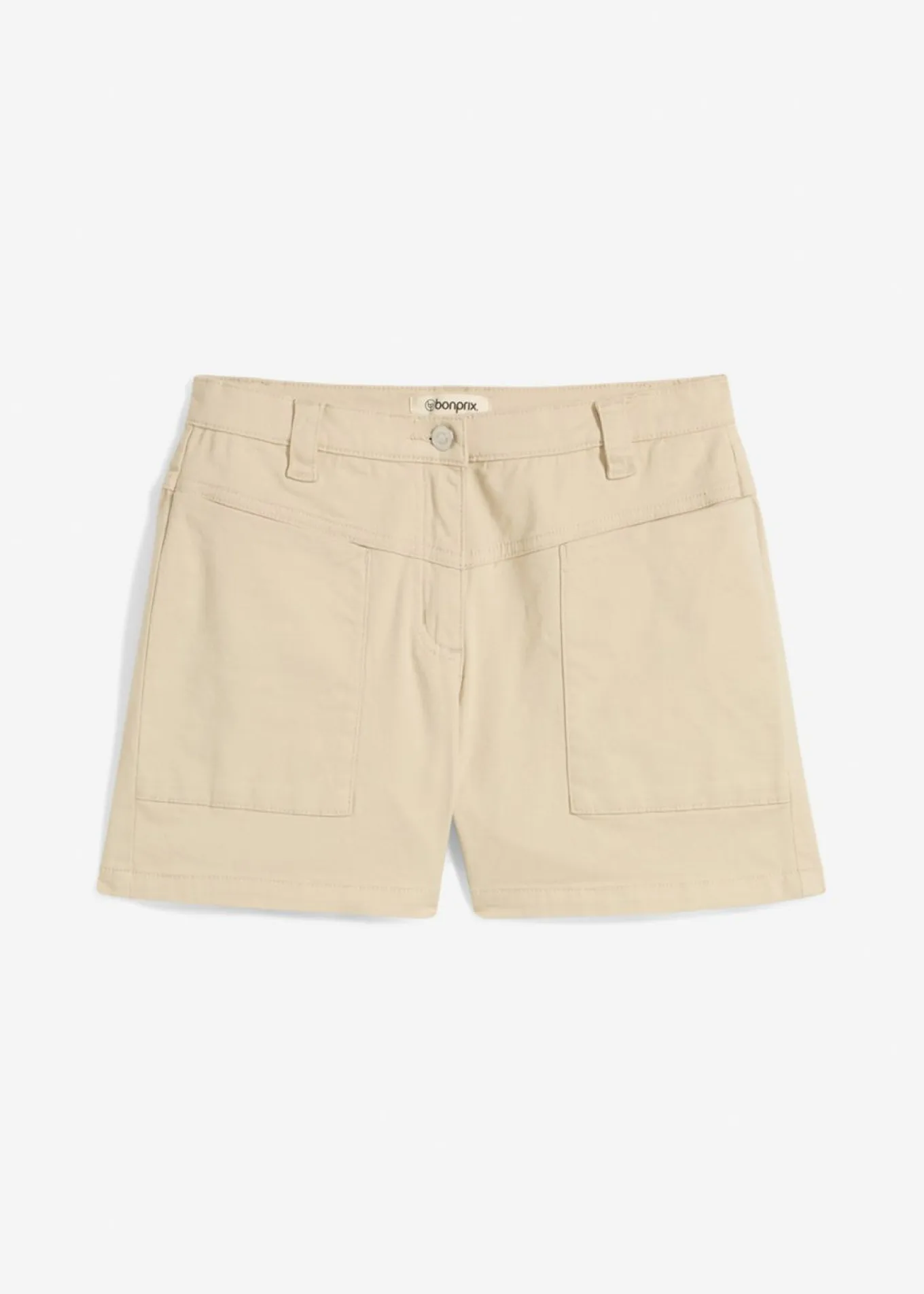 Pantalón corto de sarga