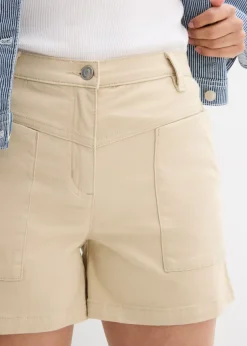 Pantalón corto de sarga