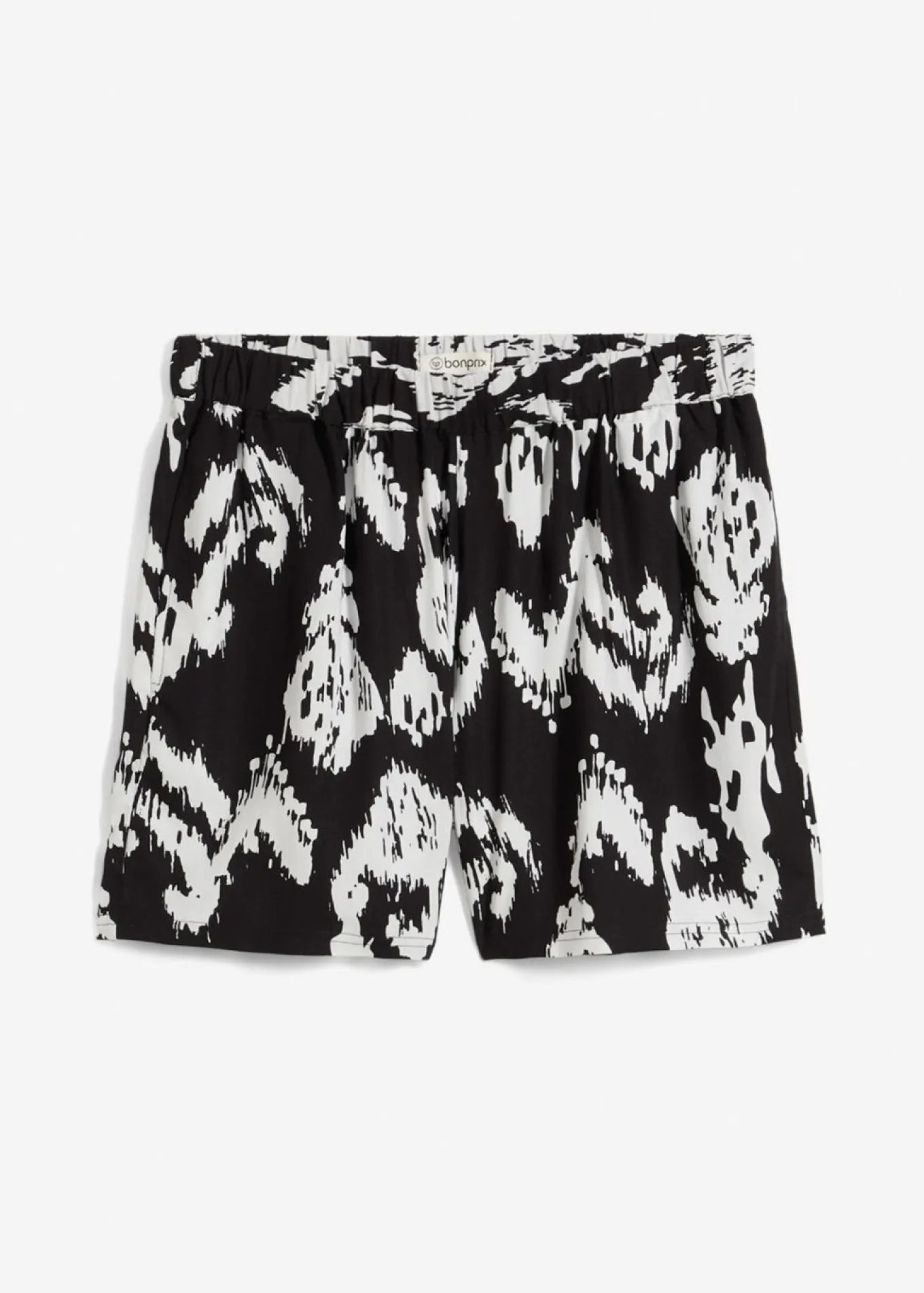 Pantalón corto de viscosa con cinturilla cómoda