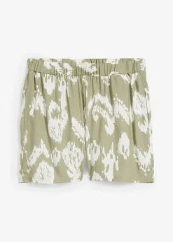 Pantalón corto de viscosa con cinturilla cómoda
