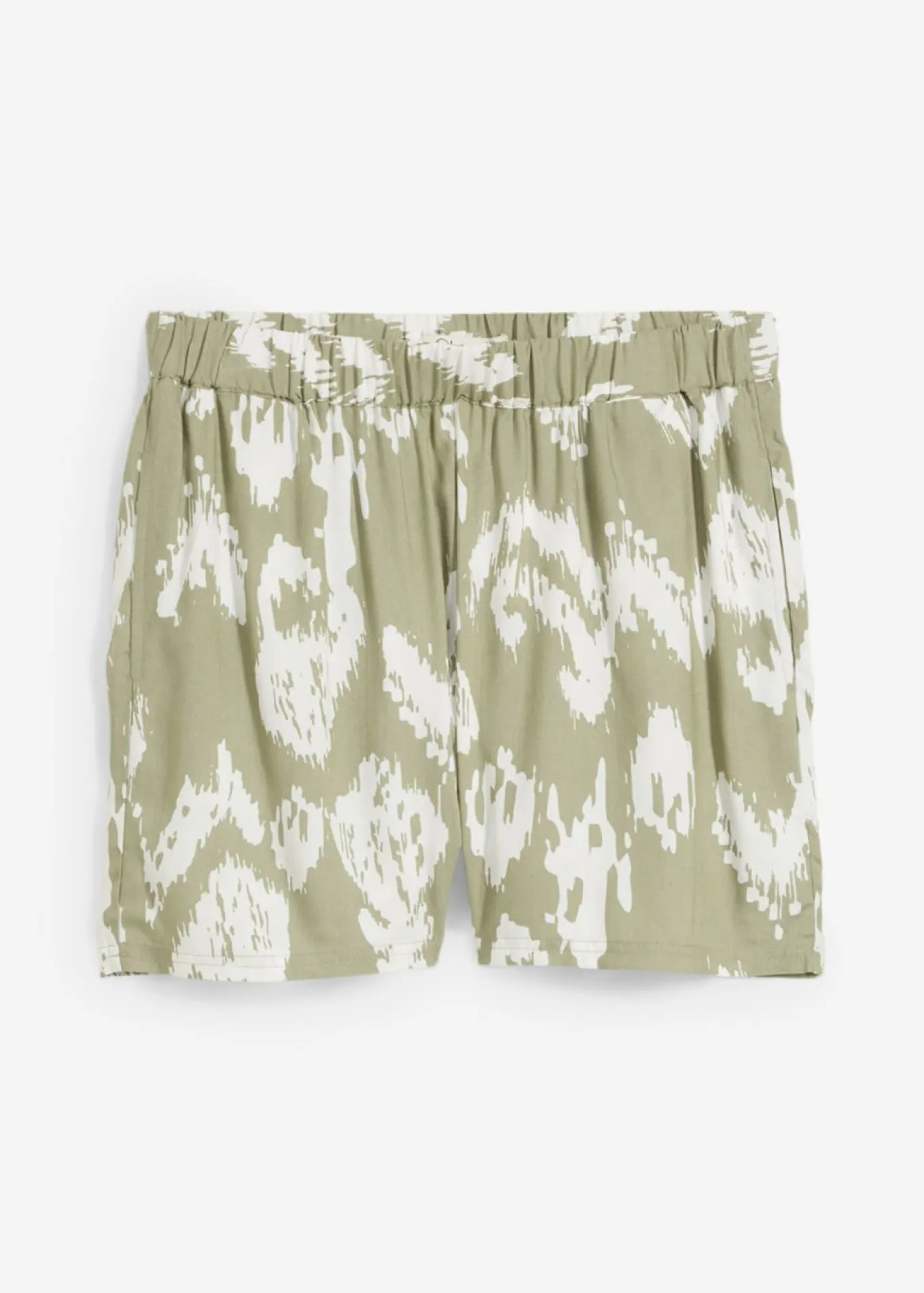 Pantalón corto de viscosa con cinturilla cómoda