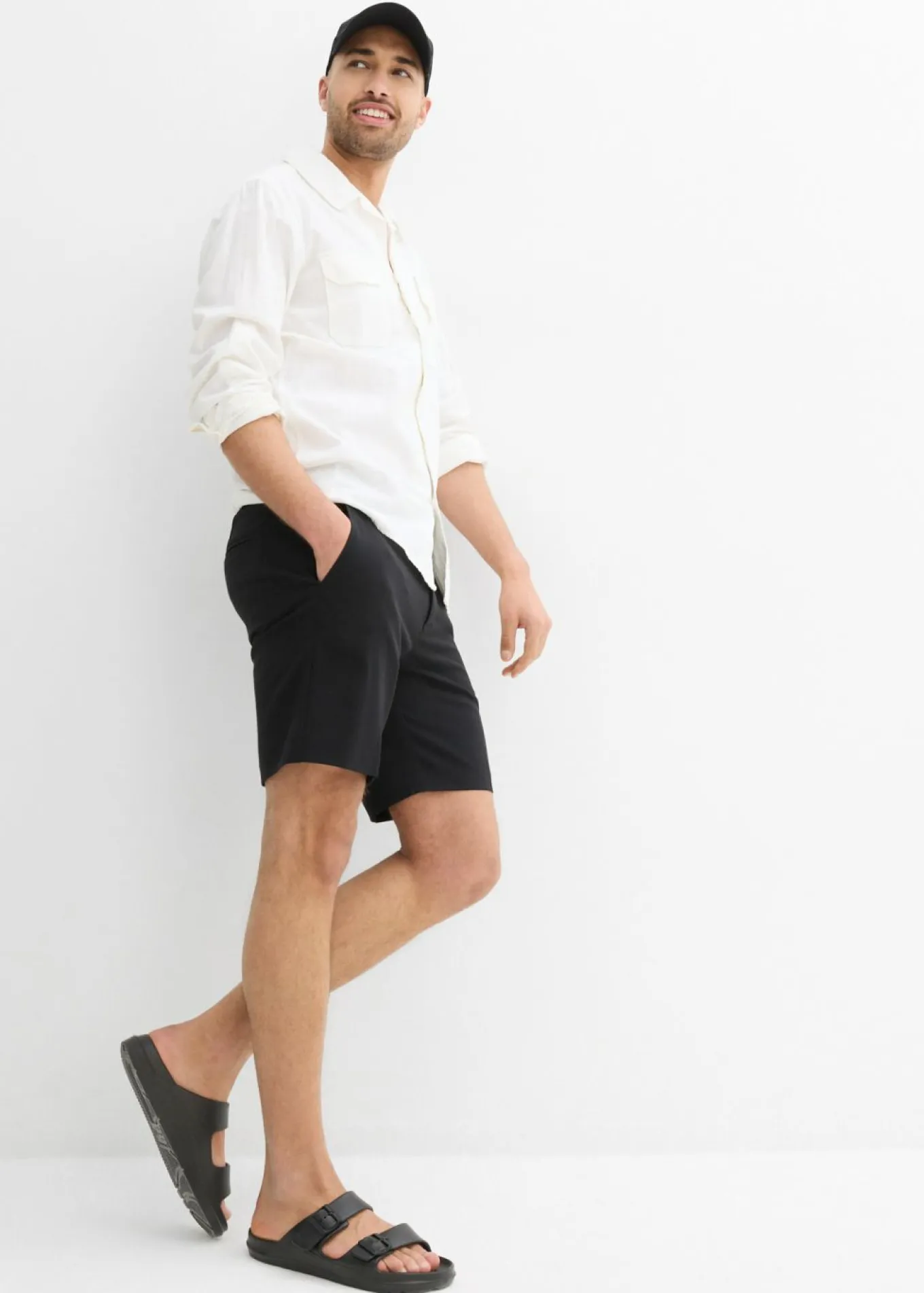 Pantalón corto elegante con corte relajado
