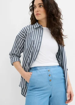 Pantalón corto sin cierre de lyocell