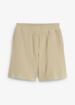 Pantalón corto sin cierre de algodón puro