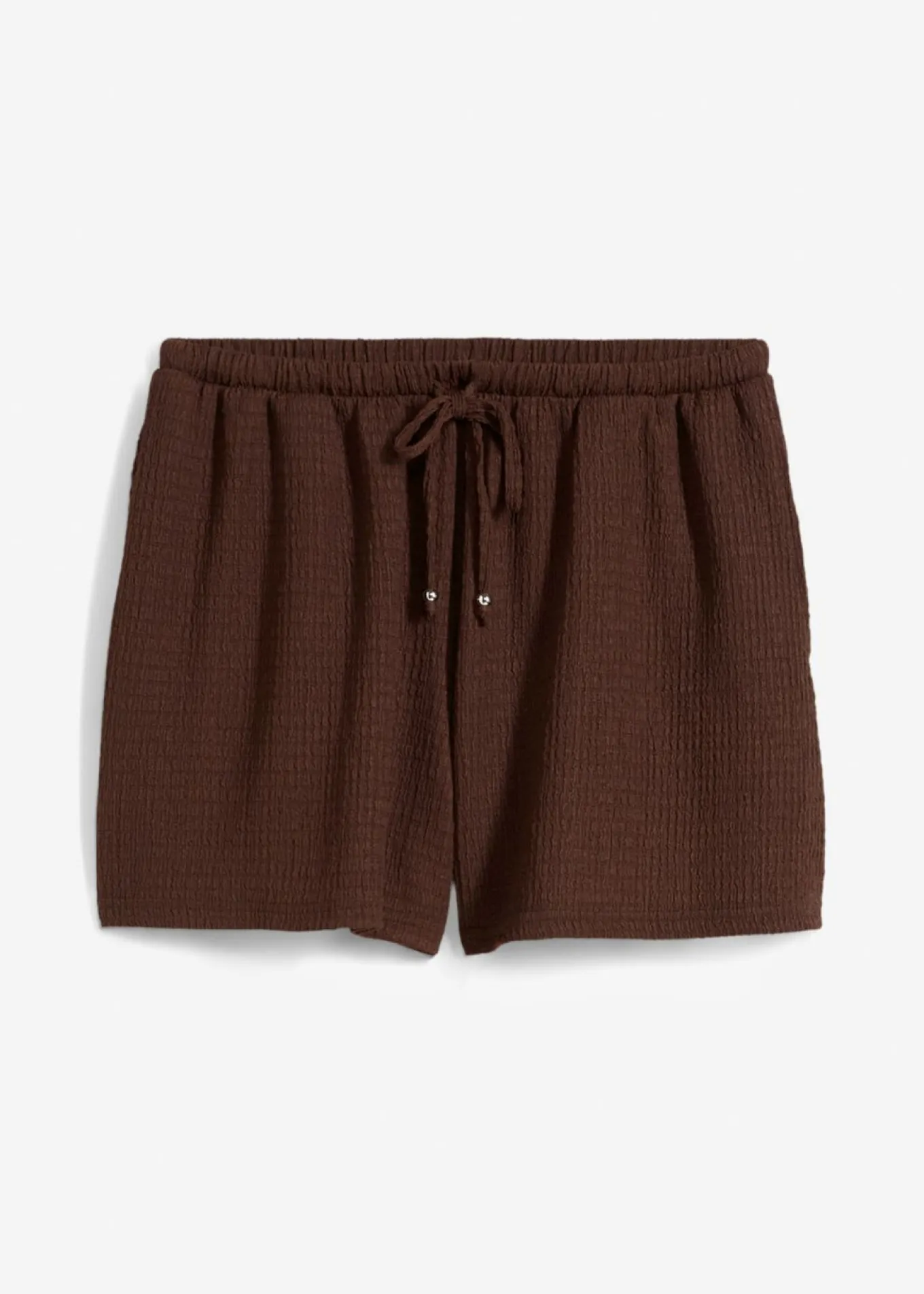 Pantalón corto sin cierre de crepé estructurado