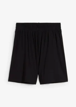 Pantalón corto sin cierre de mezcla de viscosa suave