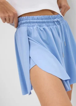 Pantalón corto sin cierre con diseño de tenis