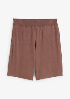 Pantalón corto sin cierre de punto fino
