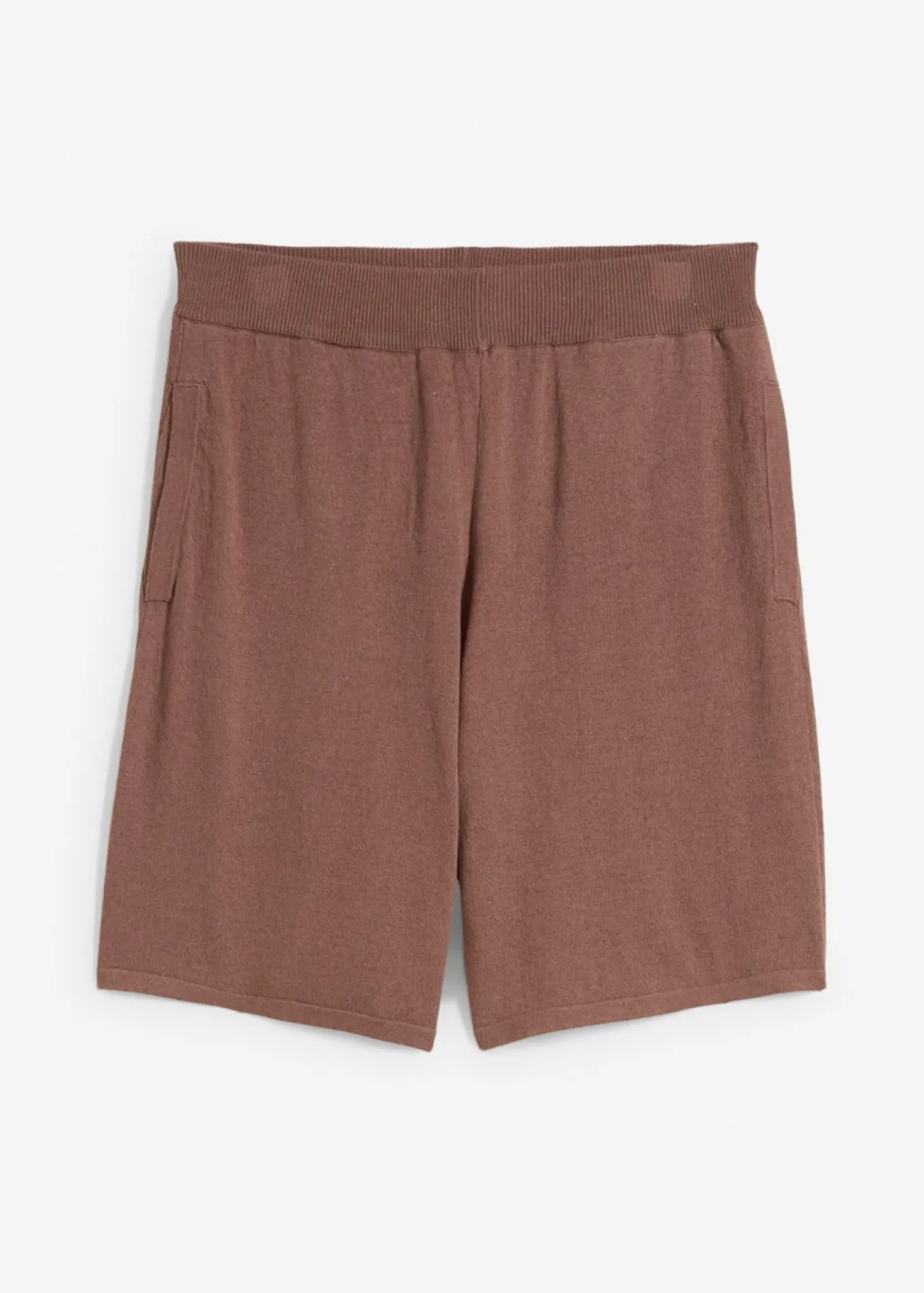 Pantalón corto sin cierre de punto fino