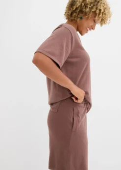 Pantalón corto sin cierre de punto fino