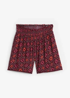 Pantalón corto sin cierre, estampado y con cintura elástica