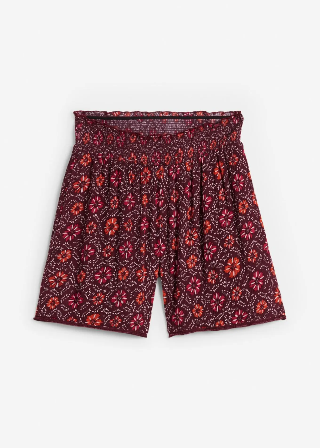 Pantalón corto sin cierre, estampado y con cintura elástica